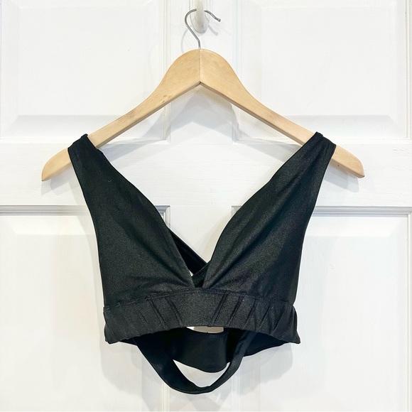 CARBON38 Glossy Cross Back Bra - Picture 2 of 5